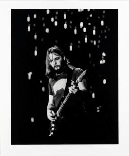 Laurie Lewis - David Gilmour, Pink Floyd at Wembley, 1974, printed 2020
