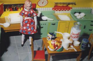 Laurie Simmons - Blonde/ Red Dress/ Kitchen/ Milk