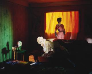 Laurie Simmons - Long House (Orange And Green Lounge)