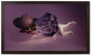 Laurie Simmons - Lying Perfume Bottle (Lavender)
