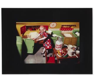 Laurie Simmons - Woman Opening Refrigerator/ Milk in the Middle