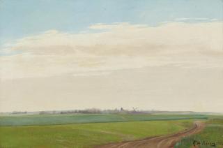 Laurits Andersen Ring - Sommerlandskab, Baldersbrønde (Summer Landscape, Baldersbronde)