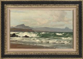 Laurits Bernhard Holst - Waves crashing on a South African coast