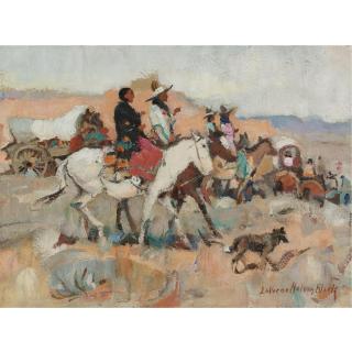 LaVerne Nelson Black - Indian Wagon Train