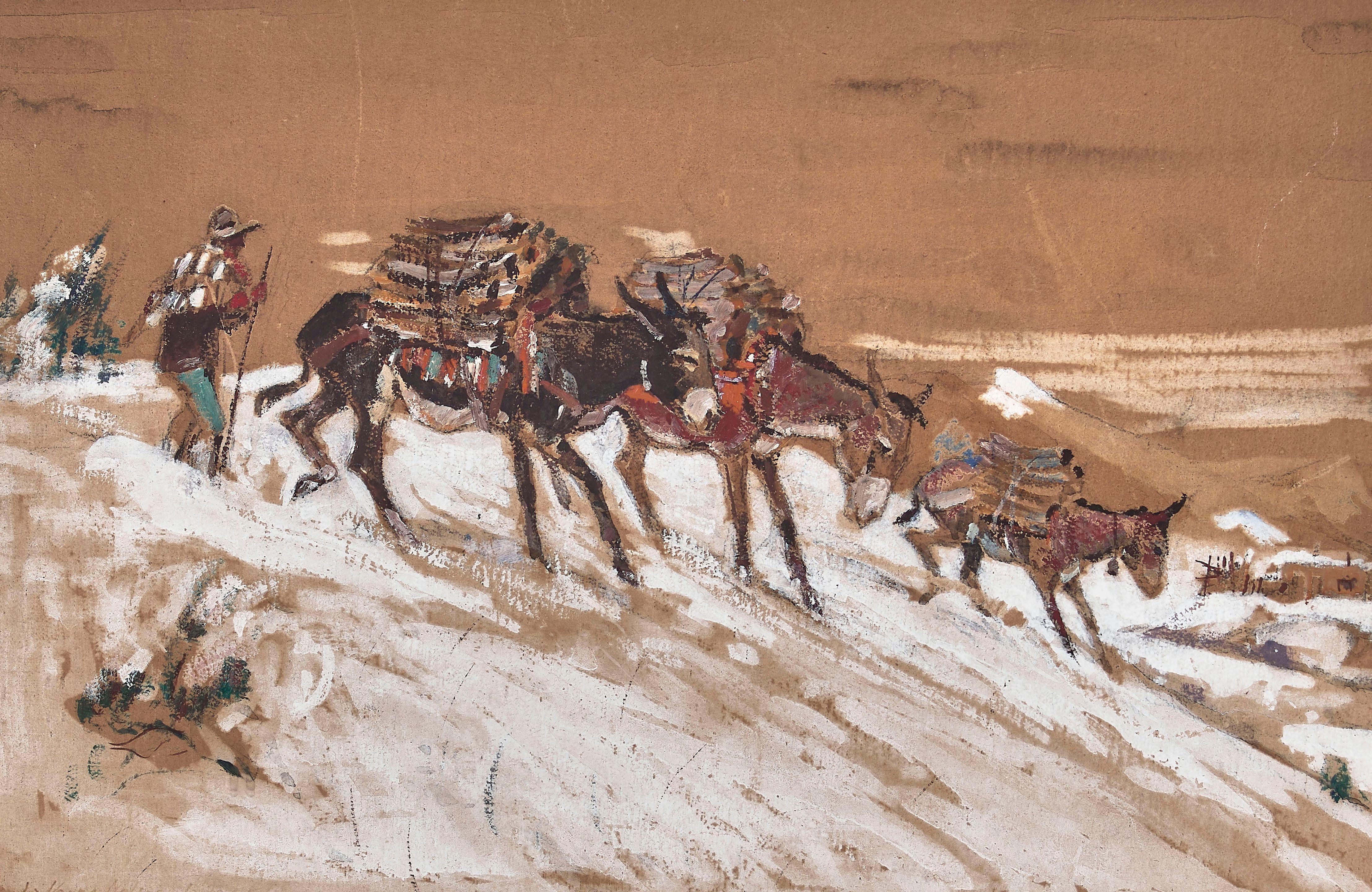 Laverne Nelson Black - Pack Donkeys and Figures