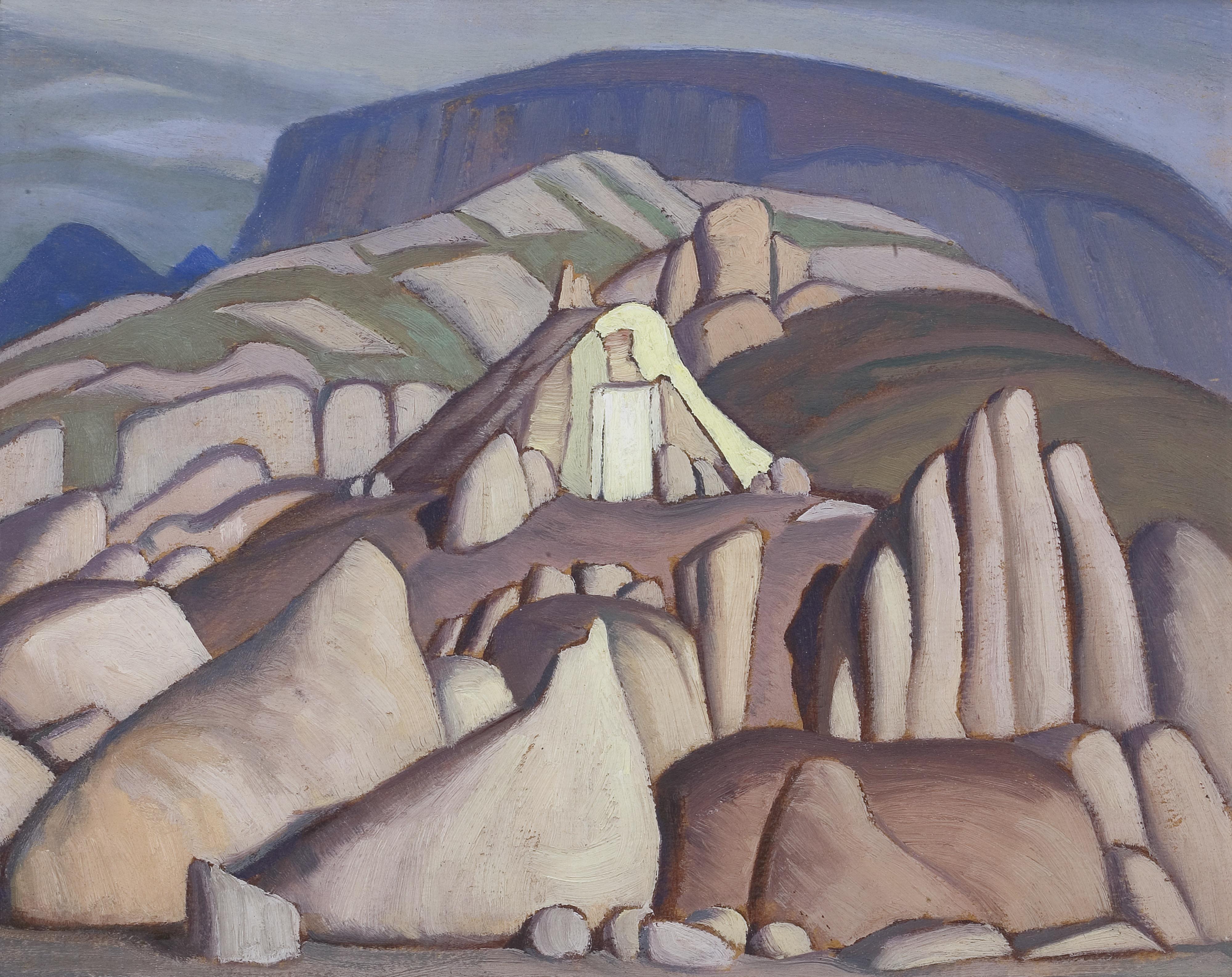 Lawren Stewart Harris - Eskimo Tent, Pangnirtung, Baffin Island Ii