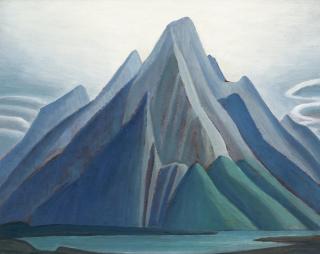 Lawren Stewart Harris - Mountain Sketch Xci (Mountain On The Athabasca River)