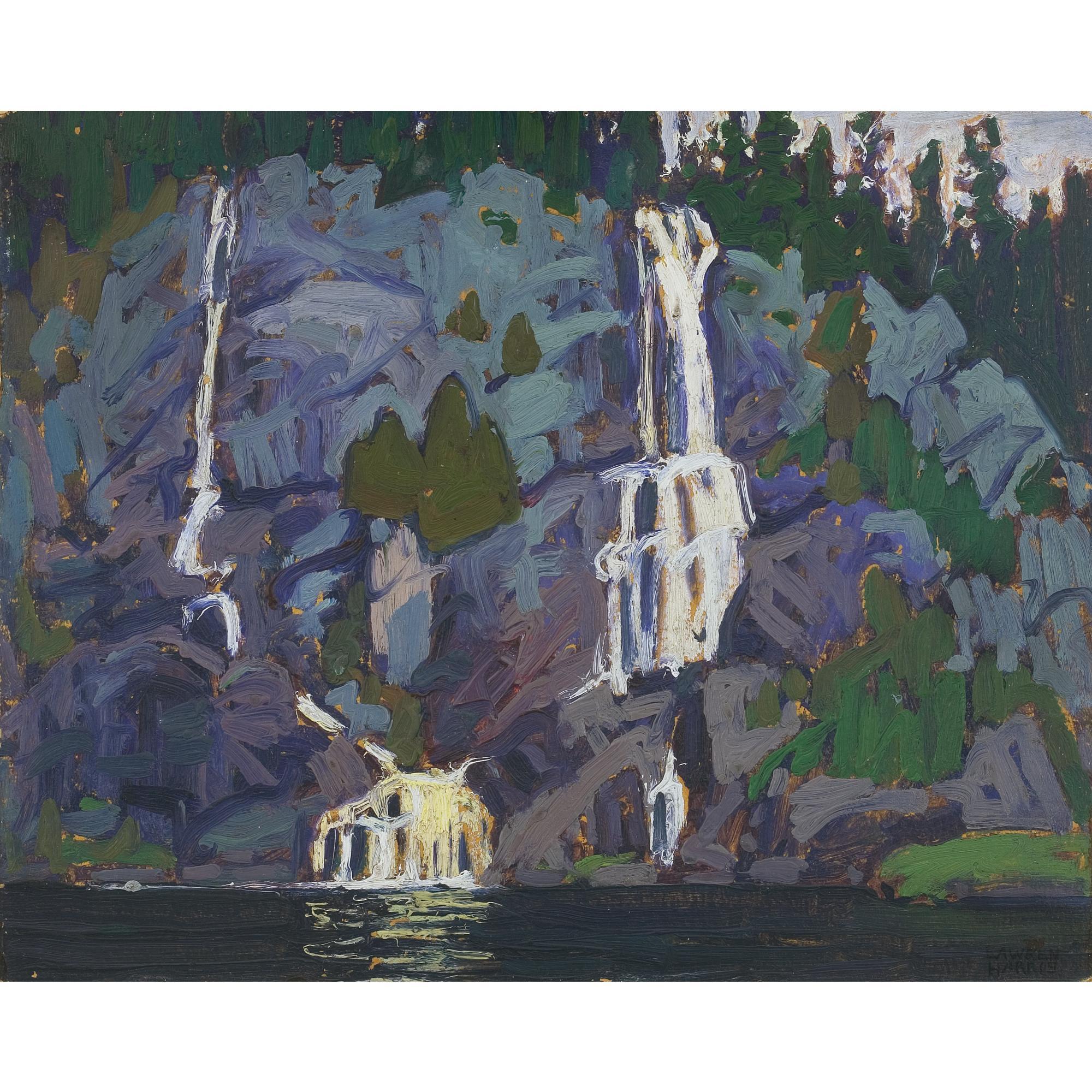 Lawren Stewart Harris - Water Falls, Agawa Canyon