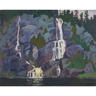 Lawren Stewart Harris - Water Falls, Agawa Canyon