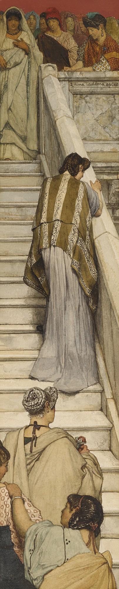 Lawrence Alma-Tadema - On the Roman Staircase