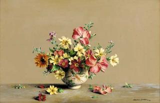 Lawrence Biddle - Flower piece