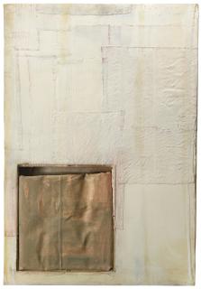 Lawrence Carroll - Senza Titolooil, Acrylic And Tissue Collage On Wood, Folded Canvas And Plexiglas. Executed In 2006-2007
