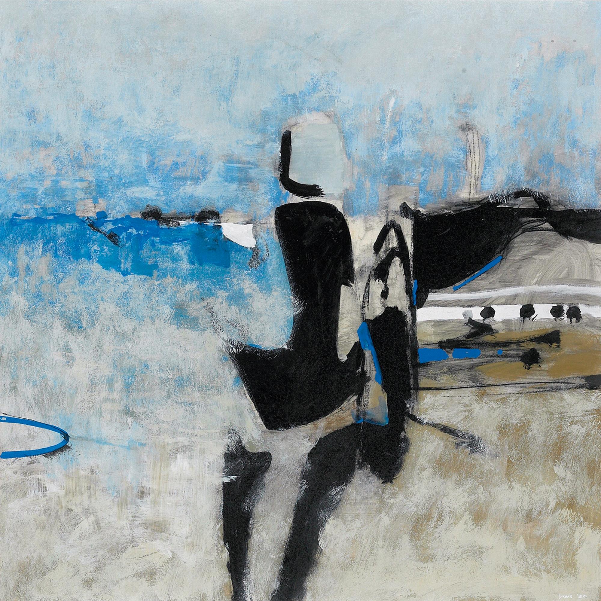 Lawrence Daws - Australian figure On A Beach No. 3