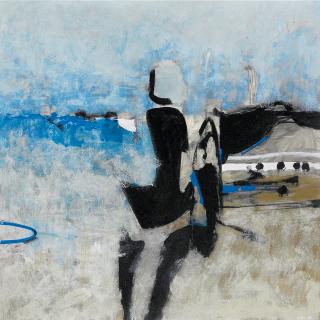 Lawrence Daws - Australian figure On A Beach No. 3