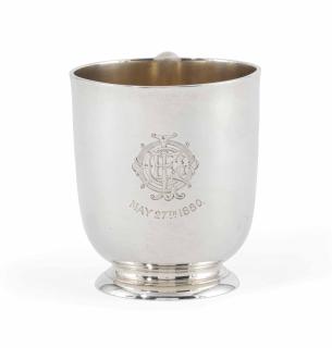 Lawrence Edward Grace Oates - Oates\'S Sterling Silver Christening Mug