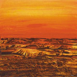 Lawrence M Daws - Anakie Landscape III