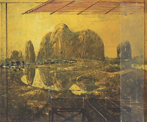 Lawrence M Daws - Owl Creek Landscape, Glasshouse Mountains