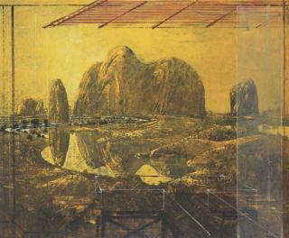 Lawrence M Daws - Owl Creek Landscape, Glasshouse Mountains