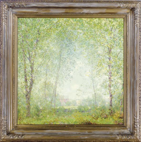 Lawrence Mazzanovich - Verdant Country Landscape