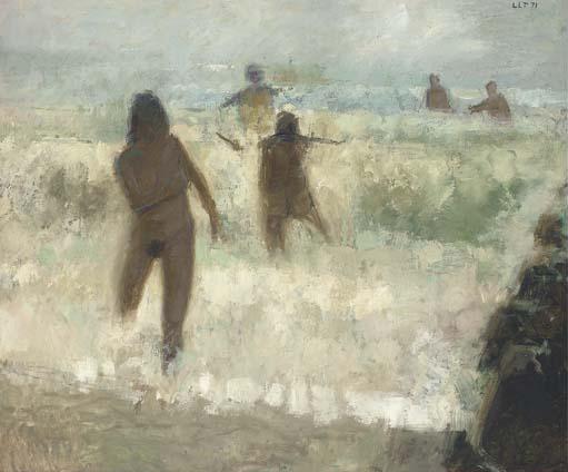 Lawrence Toynbee - Bathers in the surf
