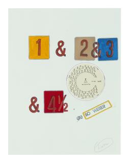 Lawrence Weiner - A. B. C. + D. So Weiter