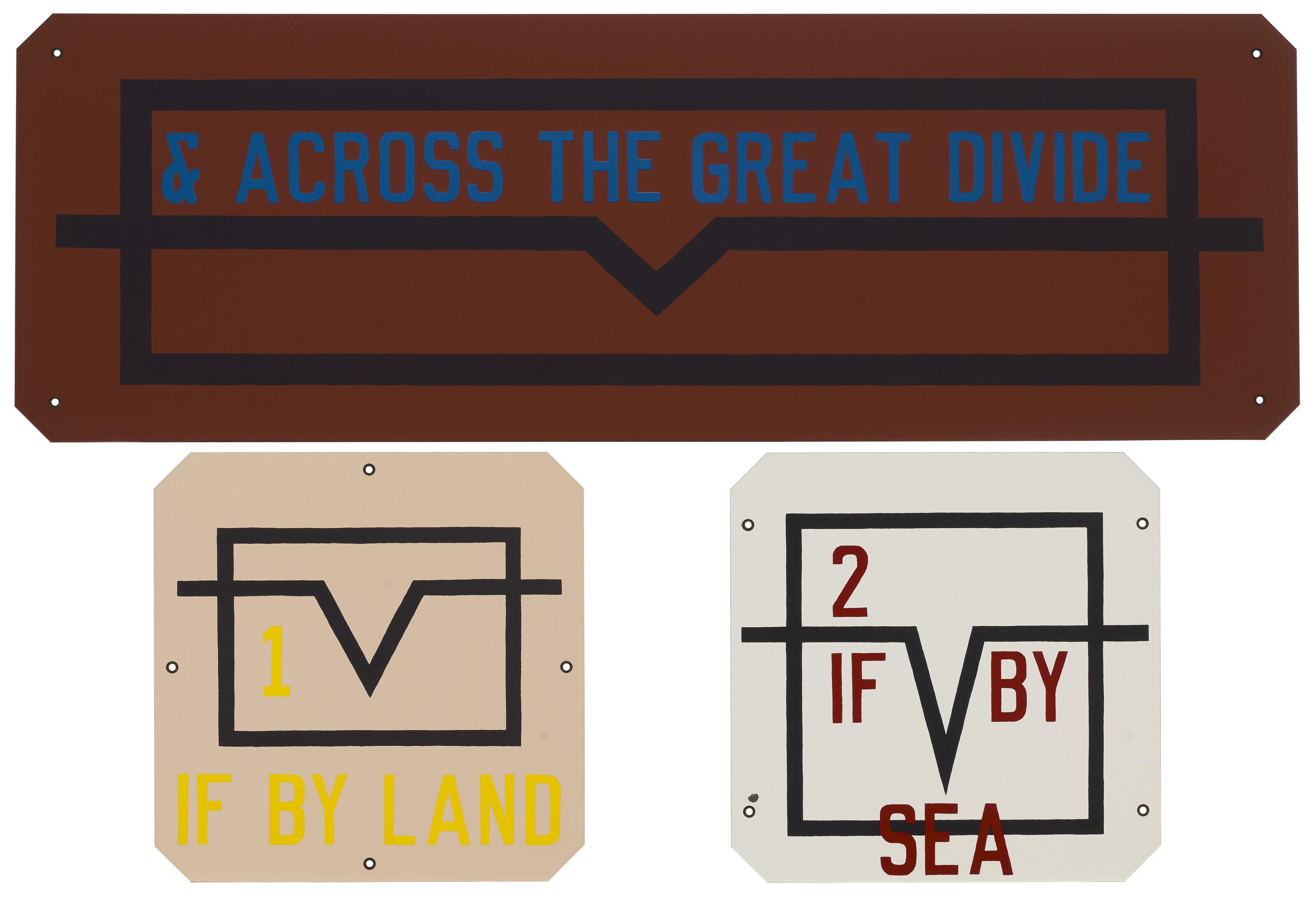 Lawrence Weiner - & Across the Great Divide