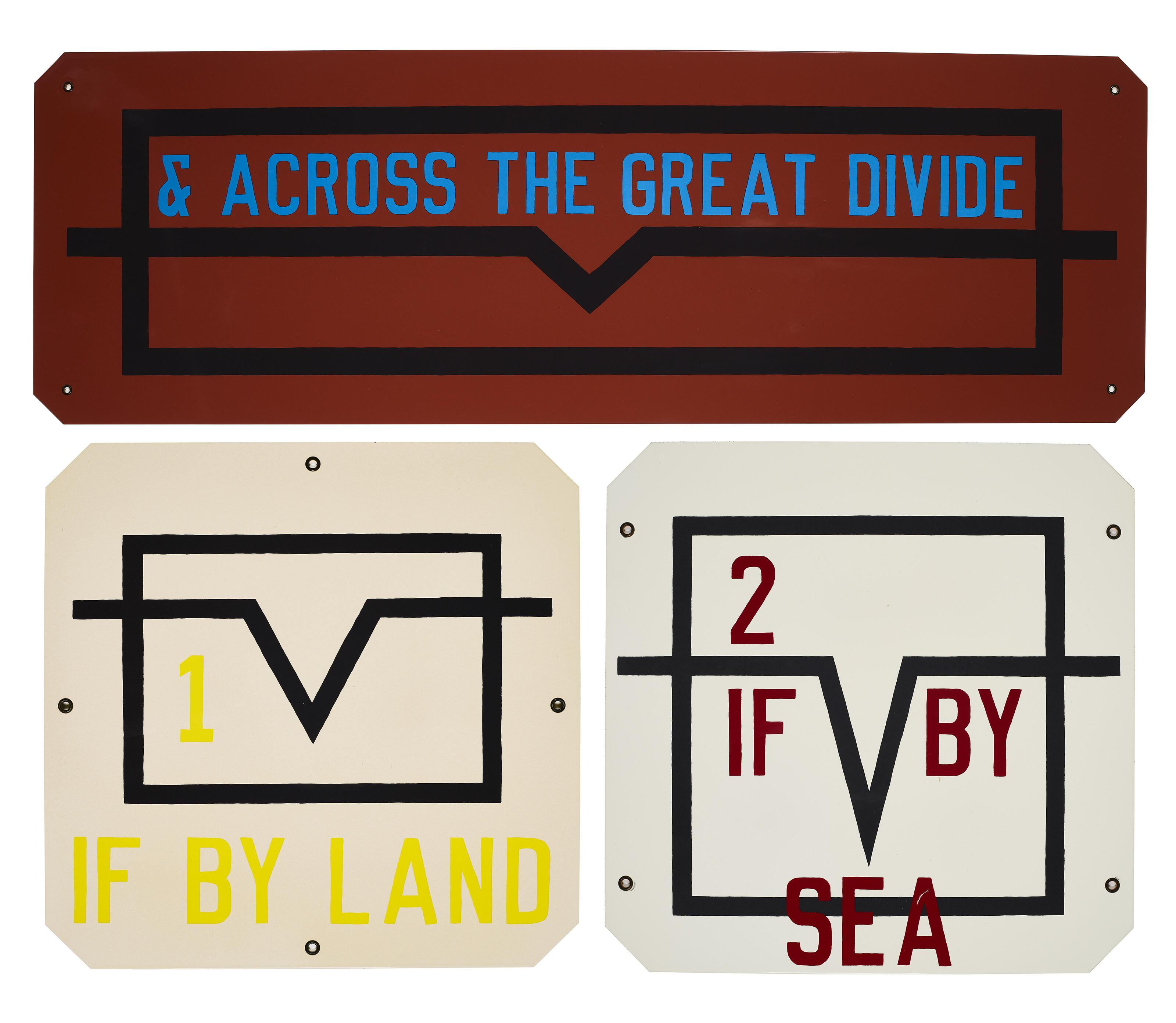 Lawrence Weiner - & Across the Great Divide