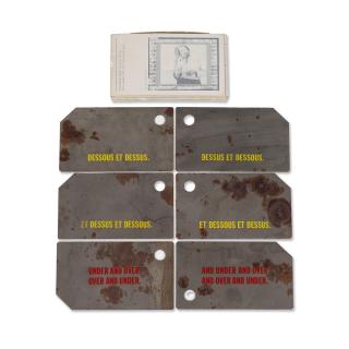 Lawrence Weiner - Dessus et dessous/Dessous et Dessus, 1986