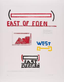 Lawrence Weiner - East of Eden.