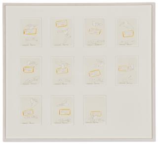 Lawrence Weiner - Filofax Drawing Polaris, Vancouver NY