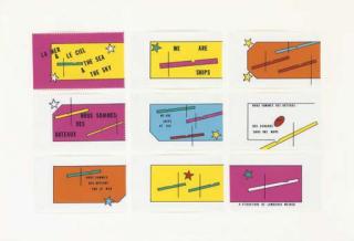 Lawrence Weiner - La Mer et le Ciel, Strasbourg, Eric Linard Editions, 1986