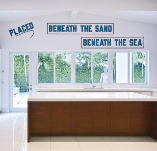 Lawrence Weiner - Placed Beneath The Sand Beneath The Sea