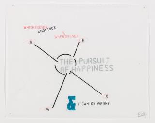 Lawrence Weiner - The pursuit of happiness
