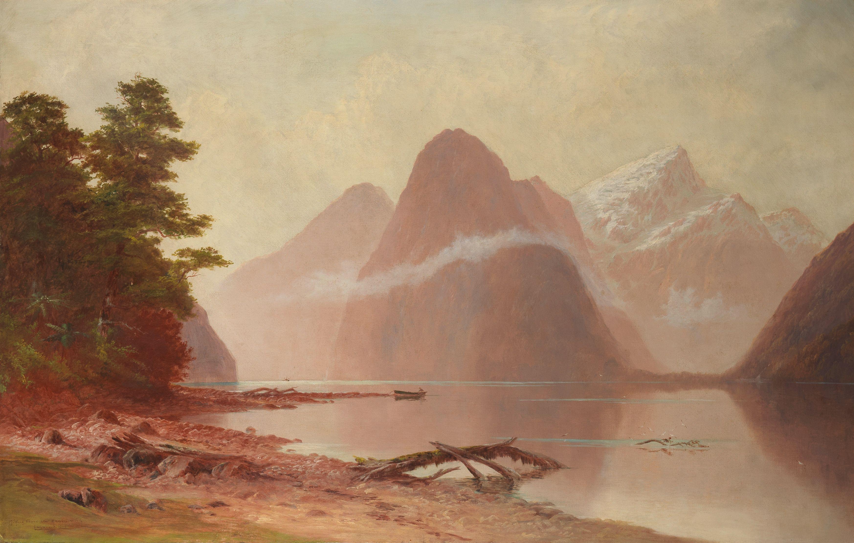 Lawrence William Wilson - \'Milford Sound near Harrison\'s Cove\'