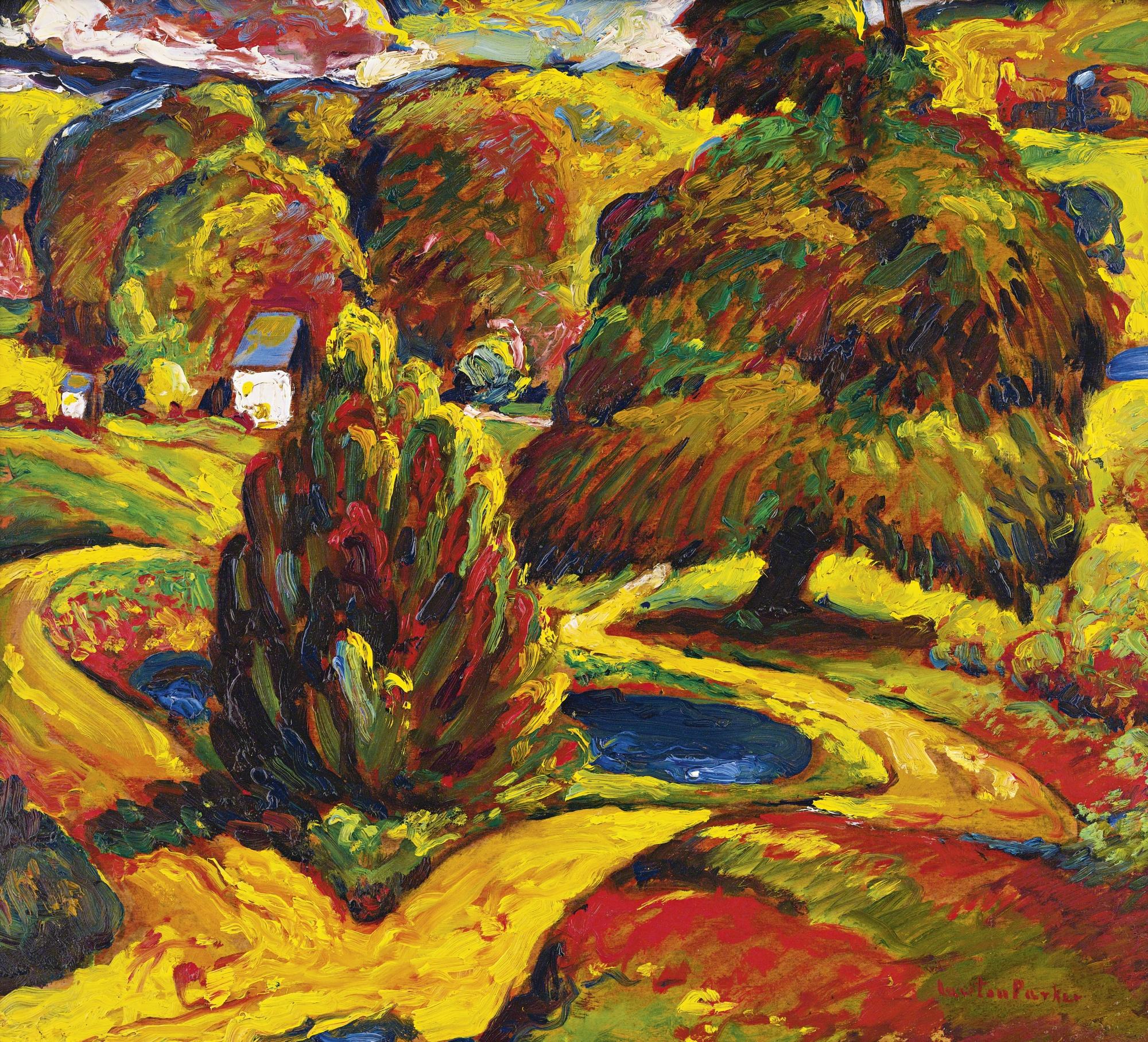 Lawton Silas Parker - Fauvist Landscape