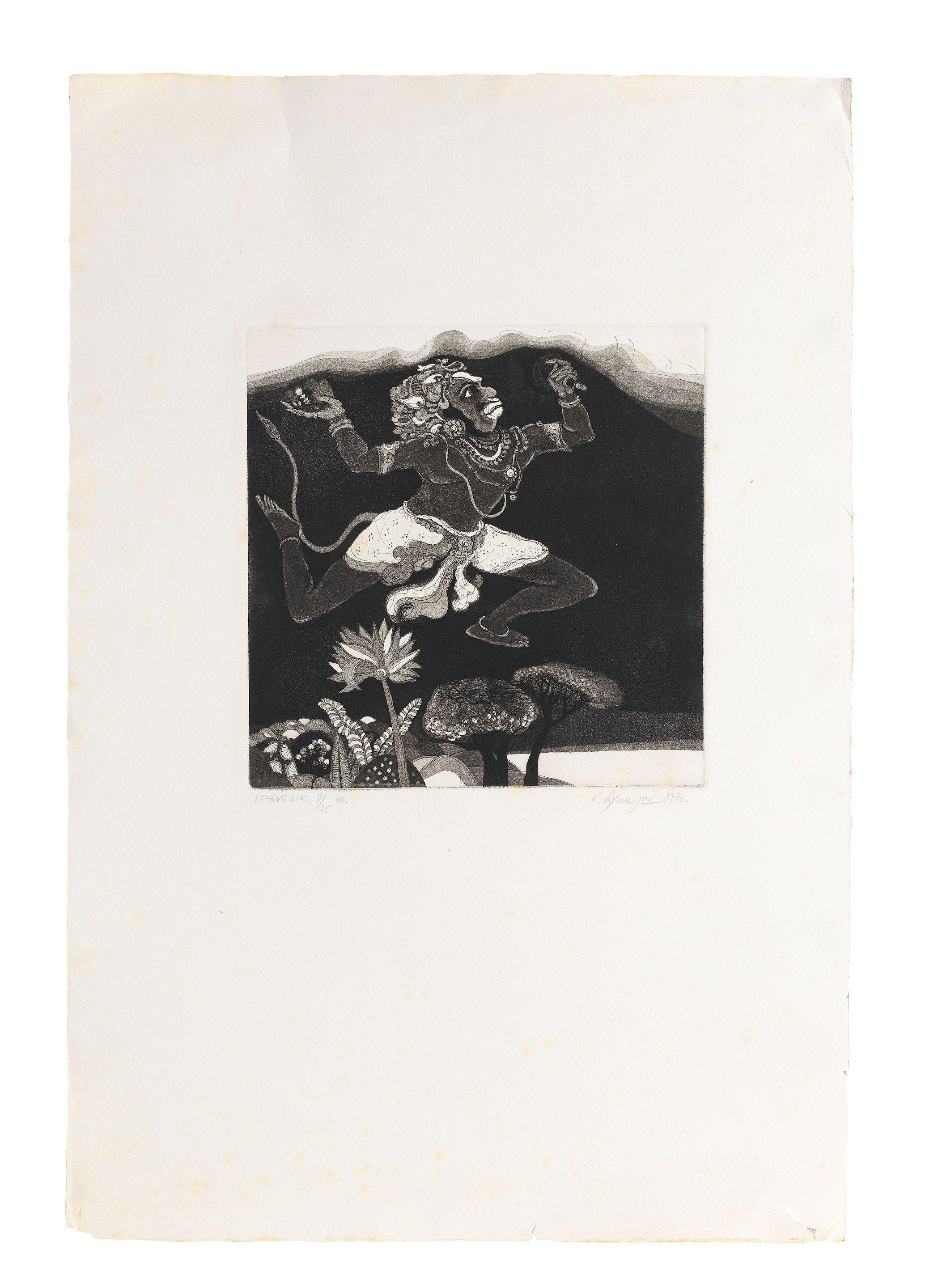 Laxma Goud - Untitled (Demon)