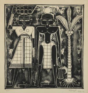 Laxman Pai - Untitled (Man And Woman)