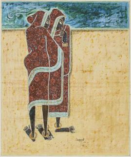 Laxman Pai - Untitled (Two Women)