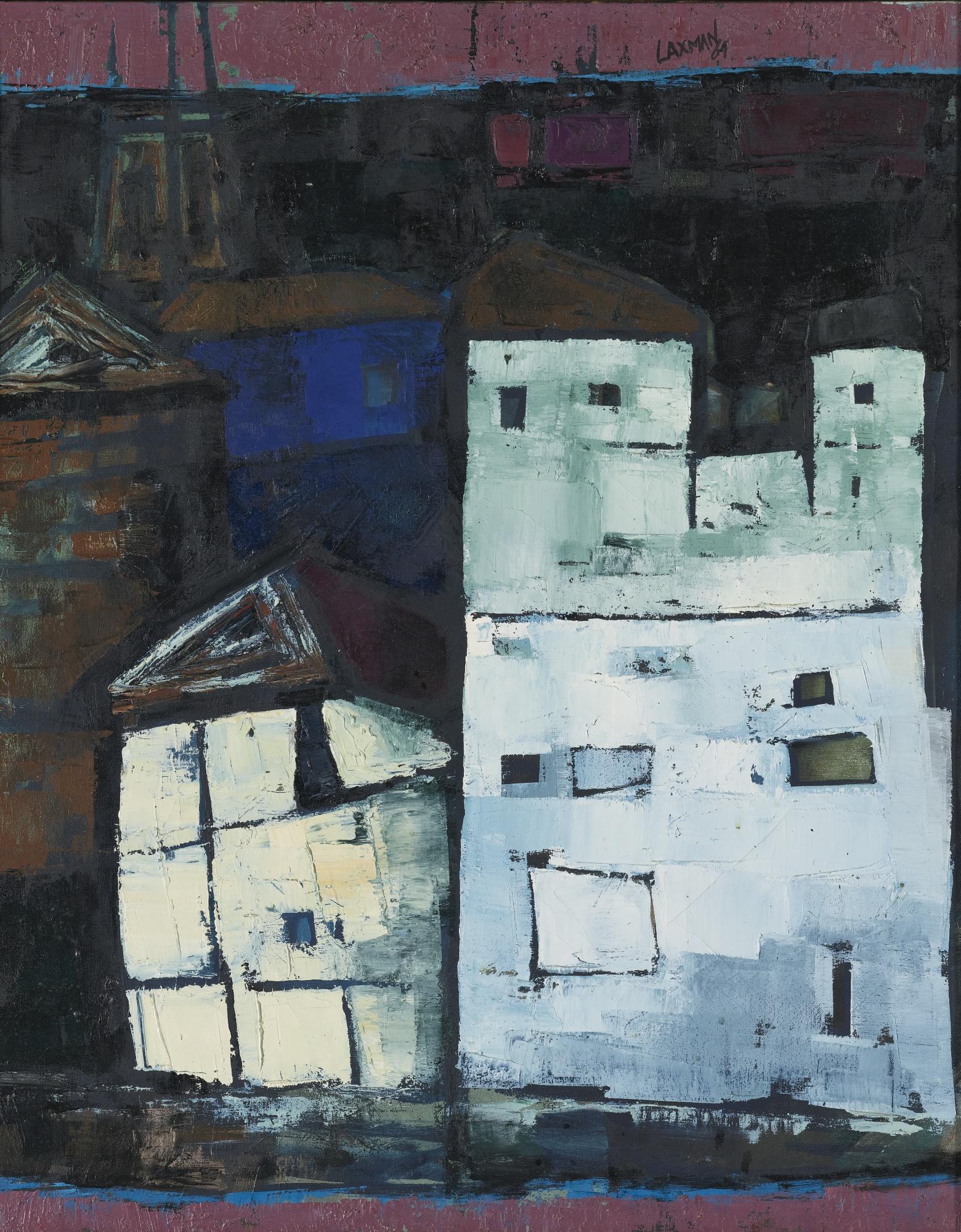 Laxman Shreshtha - Untitled (Bombay Night)