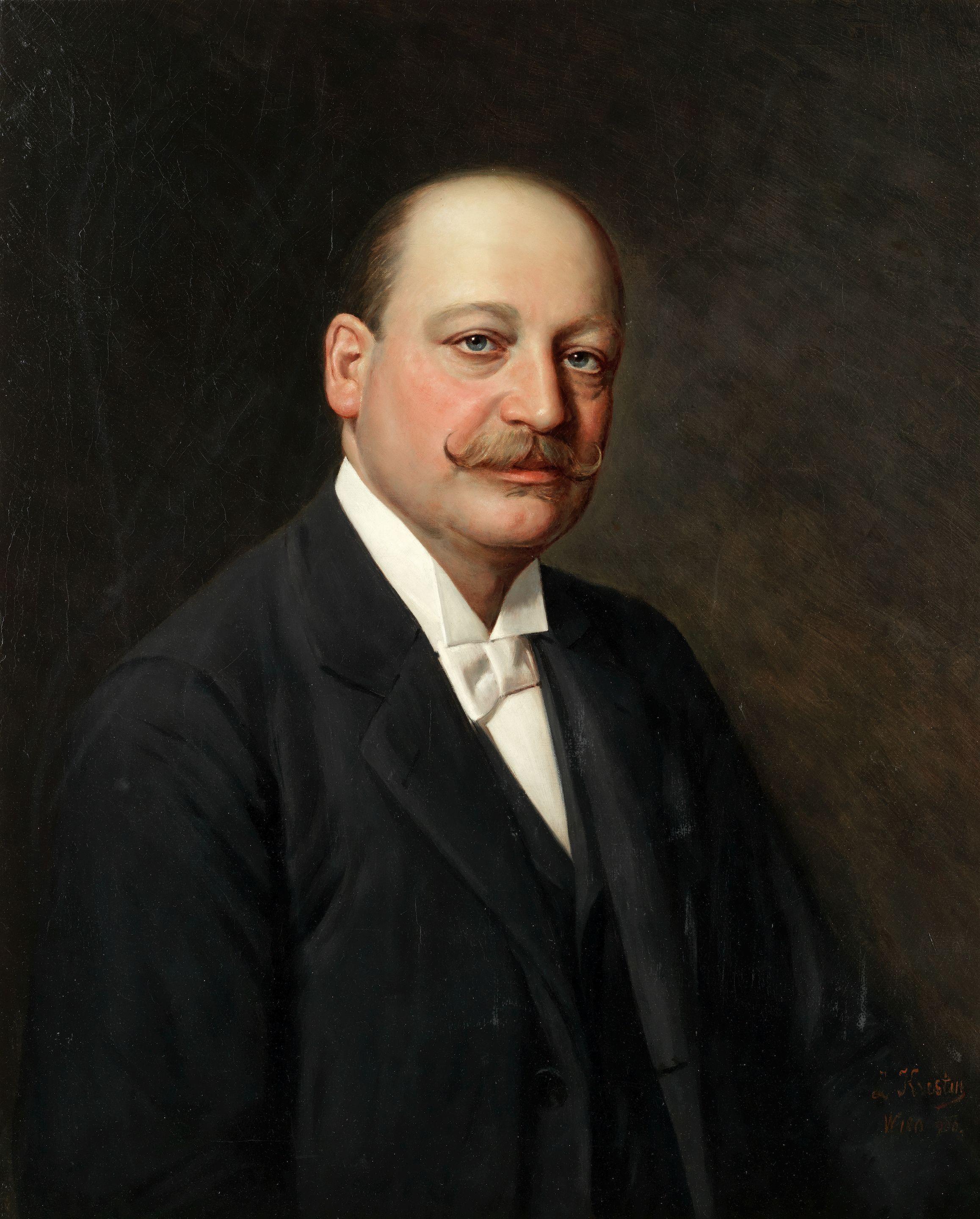 Lazar Krestin - Portrait Of A Gentleman, Thought To Be Baron Paul Schey-Koromla