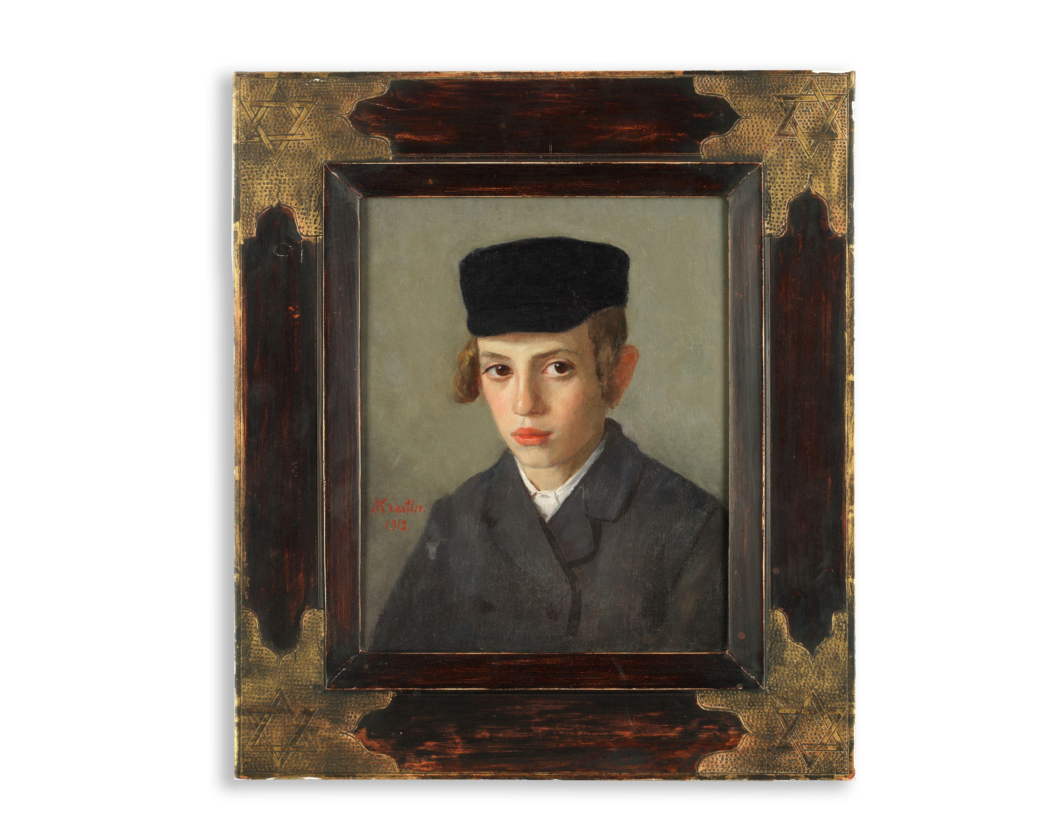 Lazar Krestin - Portrait Of A Jewish Boy
