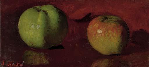 Lazar\' Leibovich Krestin - A study of apples; and A wooded path
