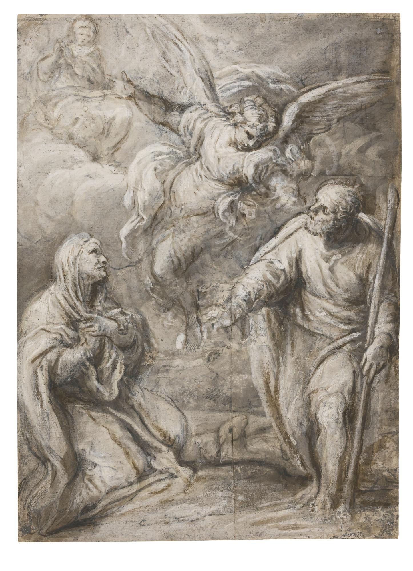 Lazzaro Baldi - The Annunciation To Joachim And Anna