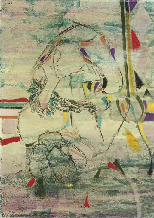 Lazzaro Donati - Figura dal cielo viola