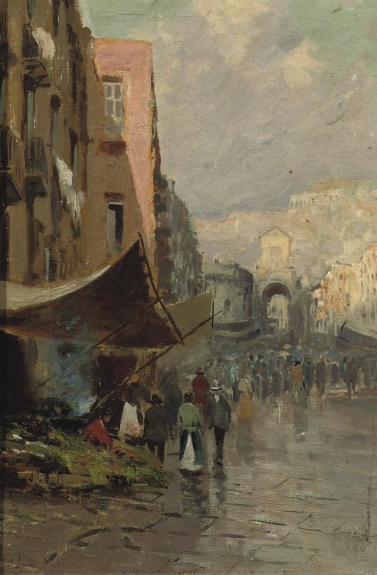 Lazzaro Pasini - An Italian street market