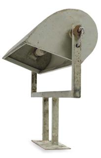 Le Corbusier - A Lacquered Steel And Aluminum Wall Light, Circa 1954