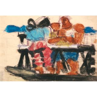 Le Corbusier - Deux Personnage Assis Two Sitting Persons