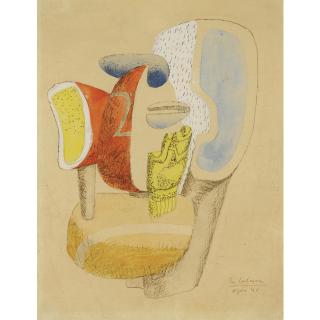 Le Corbusier - Étude De Sculpture Ozon 40