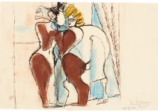 Le Corbusier - Étude Pour Cirque (Cheval De Cirque)