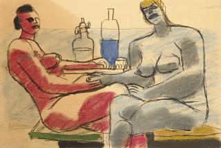 Le Corbusier - Femmes nues attablées